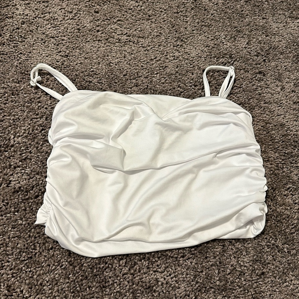 White cute top